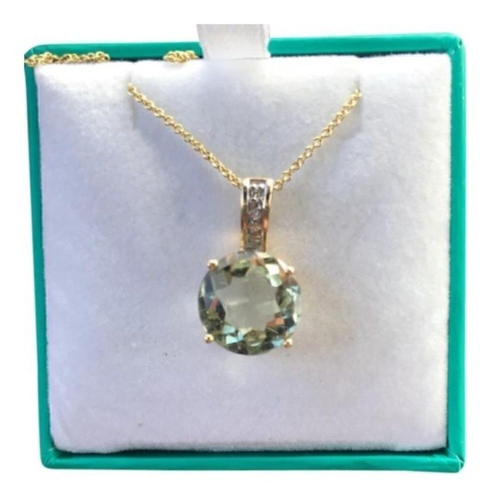 EFFY nwb  14 k gold and topaz necklace